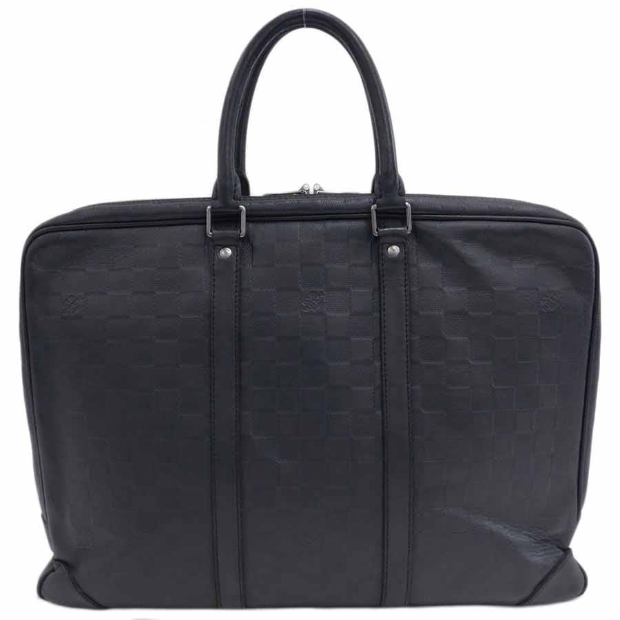 未使用級 ルイヴィトン ダミエアンフィニ ビジネスバッグ BA4144 正規品 LOUIS VUITTON（ルイ・ヴィトン） PDV ビジネスバッグ N41146 レザー