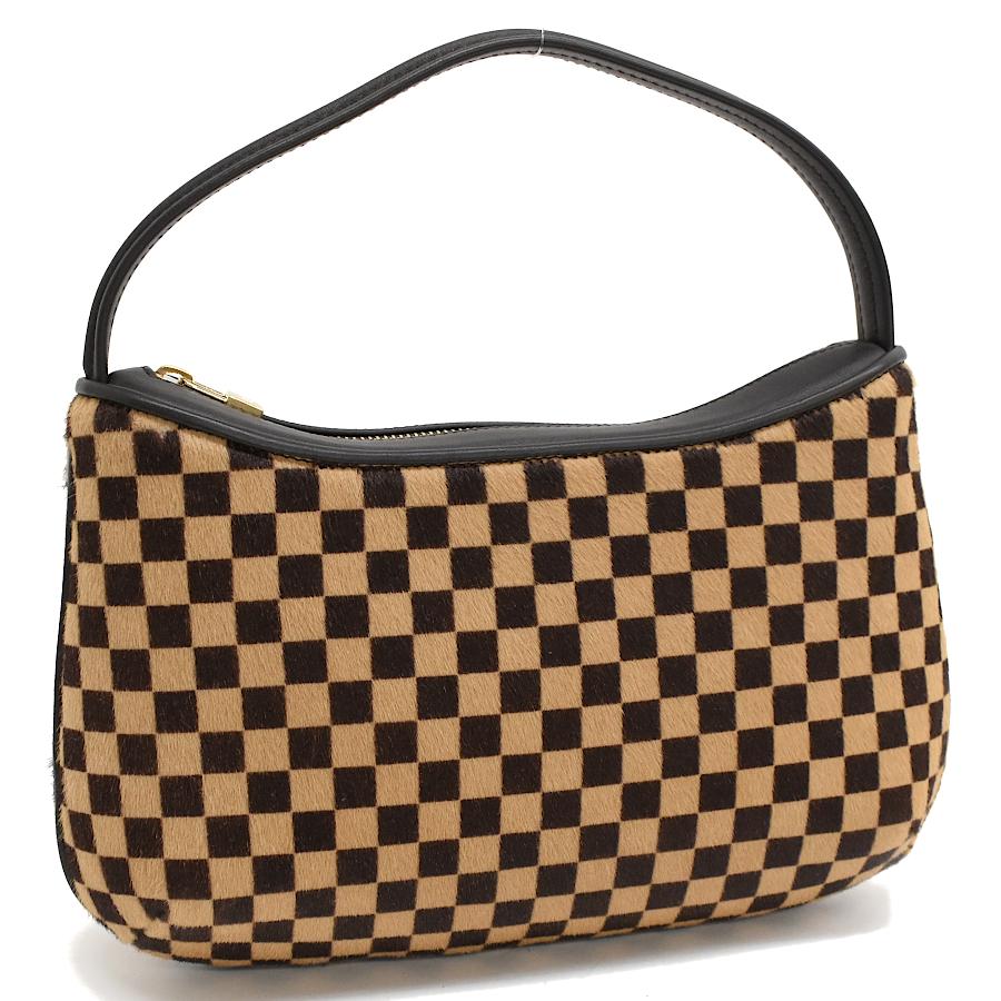 ルイヴィトン M92132 ソバージュ タイガー ダミエ ハラコ レザー タイガー（LOUIS VUITTON） ルイヴィトン タイガー ハンドバッグ