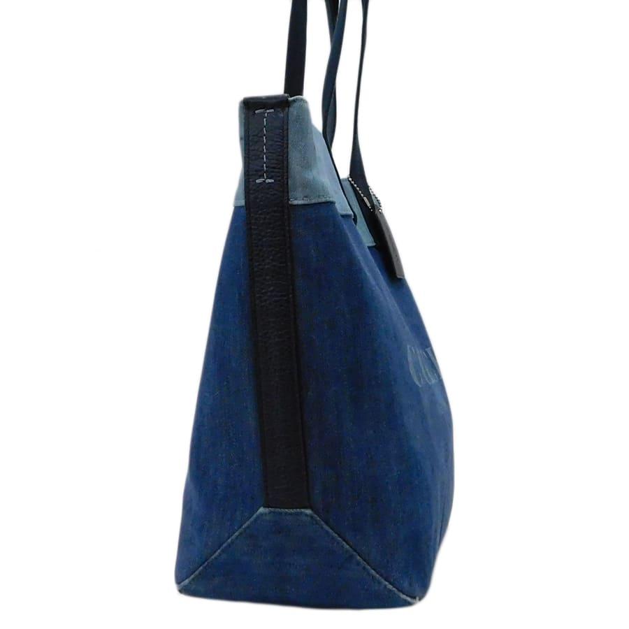 COACH（コーチ） トートバッグ 91131 ブルー系 デニム レディース A4 
