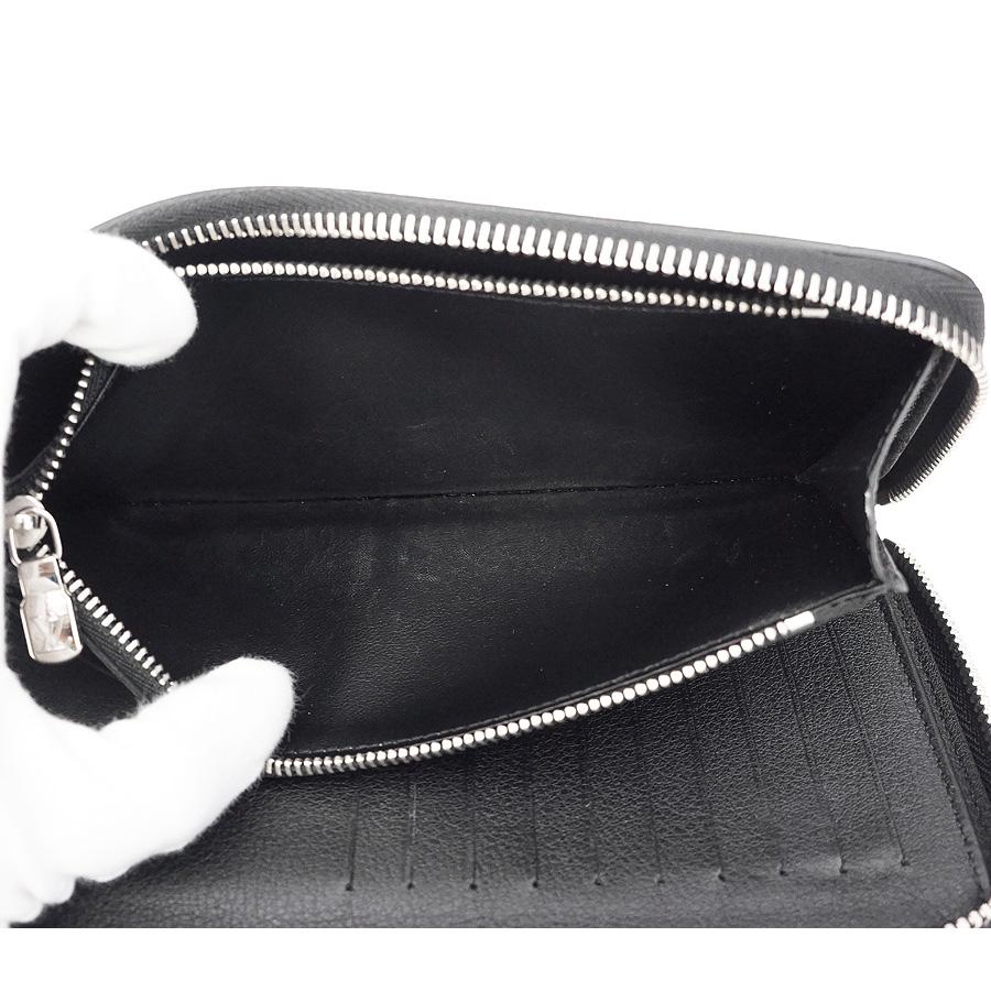 【未使用に近い】ルイヴィトン トリヨン モノグラム ヴェルティカル 長財布 黒 ルイヴィトン 二つ折り財布 トリヨンレザー/アリゲーター LV