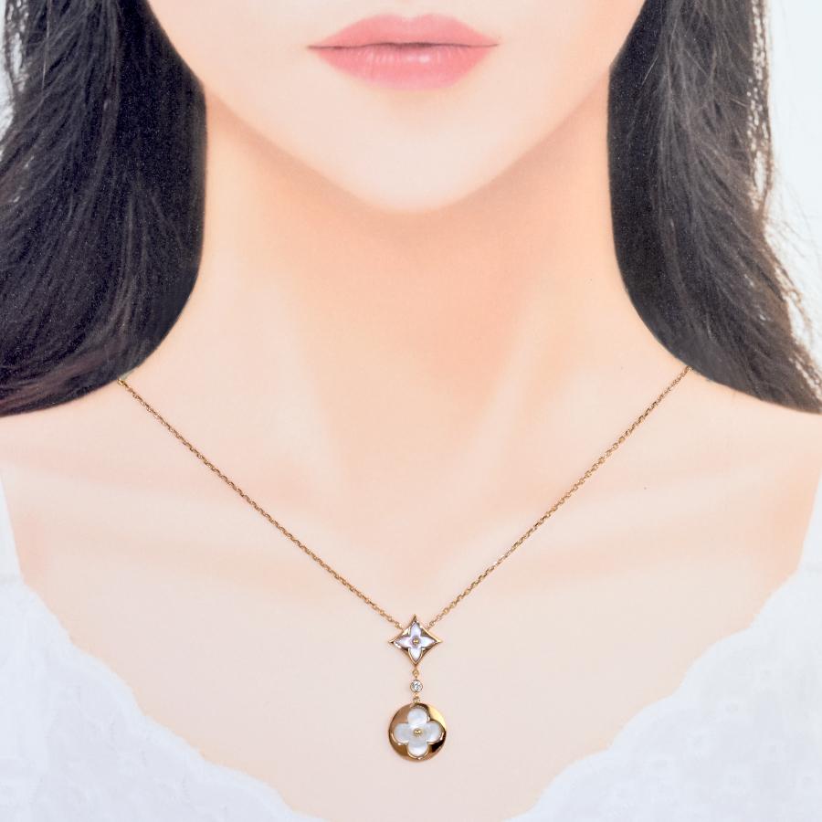 新品同様 ルイヴィトン ペンダント カラー ブロッサム Q94355 K18ピンクゴールド LOUIS VUITTON | LOUIS VUITTON | 04