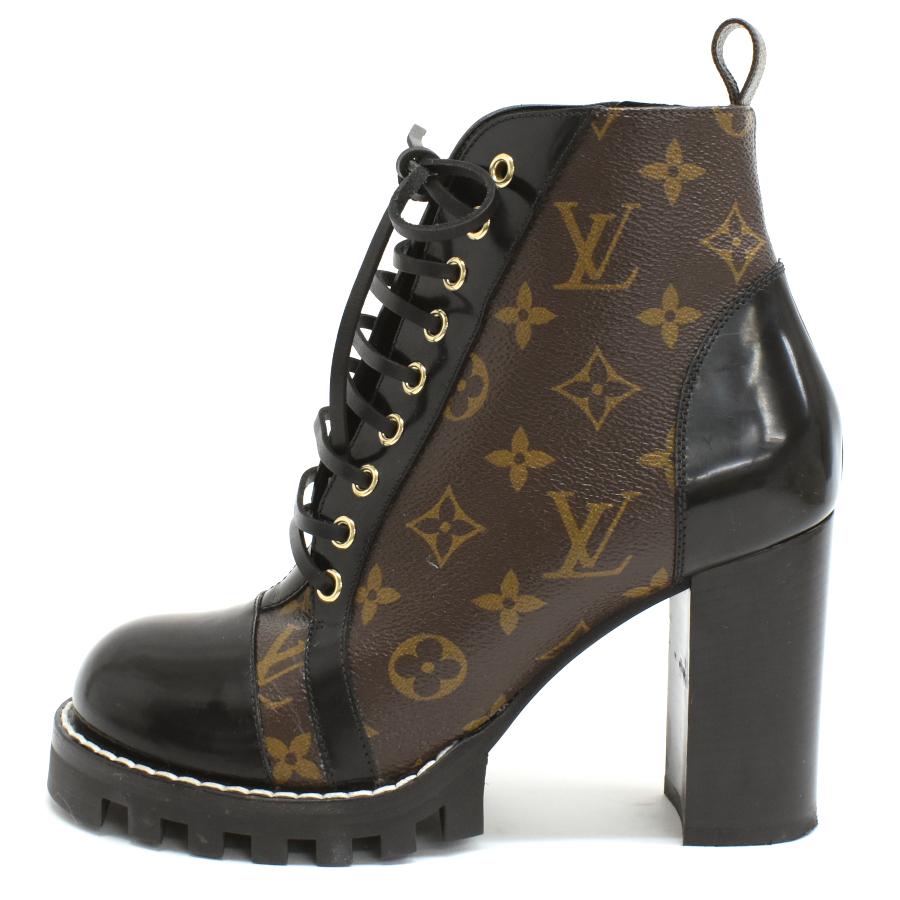 ま*ー様 Louis Vuitton スタートレイル 38 LOUIS VUITTON（ルイ・ヴィトン） スタートレイルライン ブーツ 靴