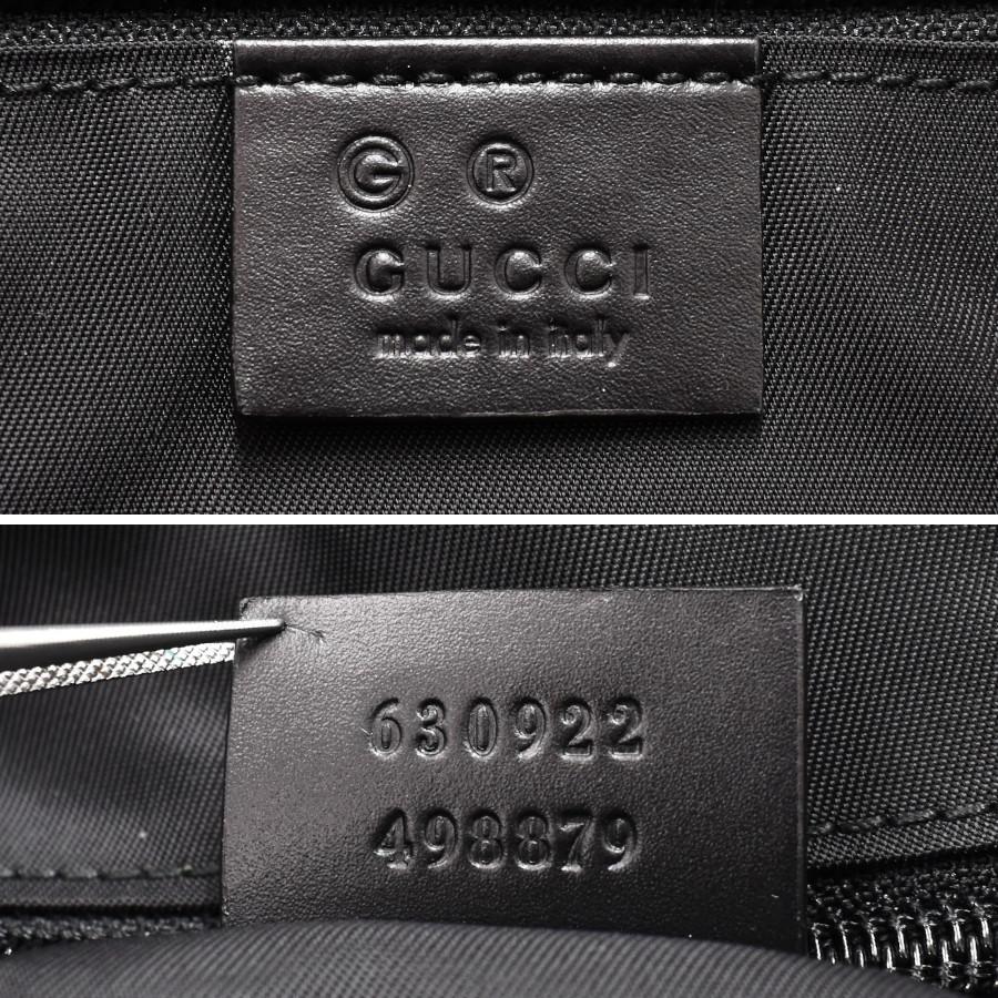 新品同様 グッチ ブリーフケース ビジネスバッグ 630922 テクノキャンバス ブラック ウェブ ストライプ GUCCI｜melcastcom｜09