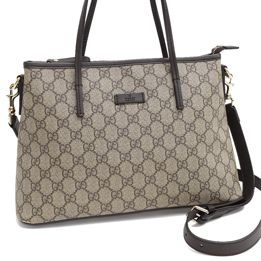 GG グッチ GGスプリーム トートバッグ 2way ハンドバッグ 353440