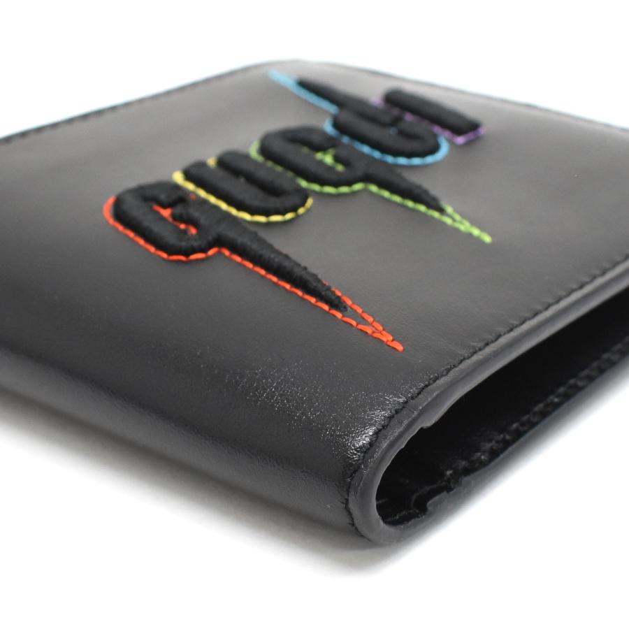 GUCCI 未使用品 グッチ ブレードエンブロイダリー 二つ折り財布 598252  