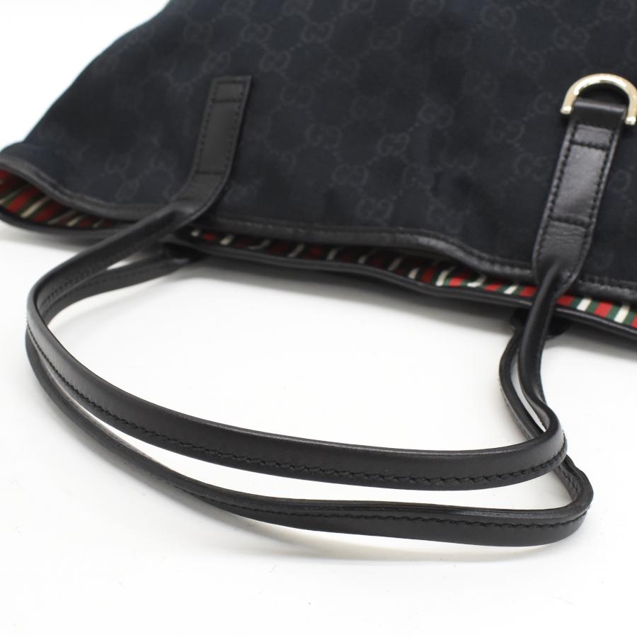 GGキャンバス グッチ ニューブリット トートバッグ 169946 レザー