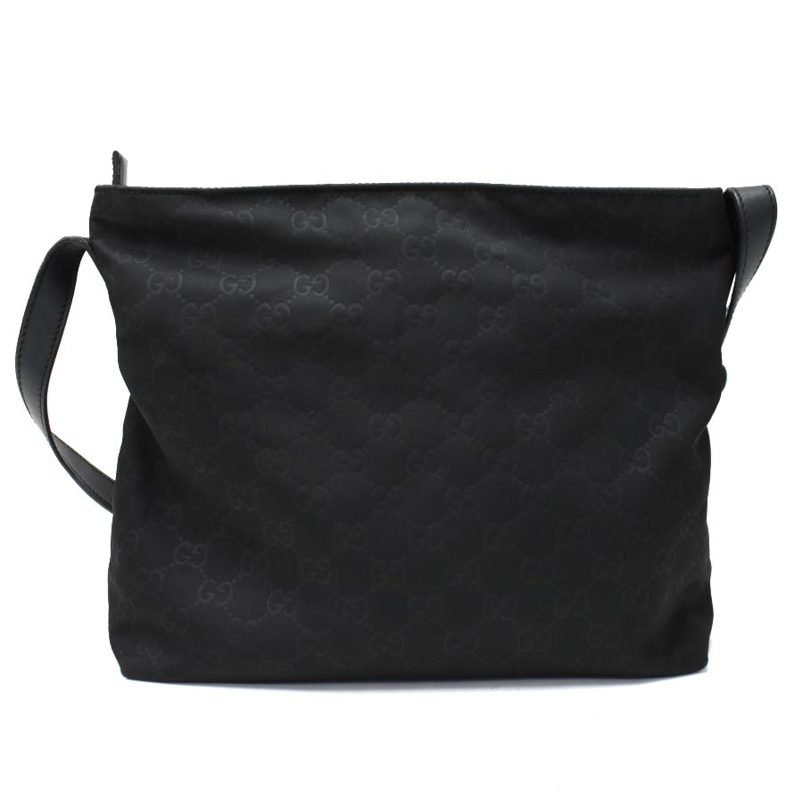 GUCCI（グッチ） ショルダーバッグ 314529 GGナイロン ブラック