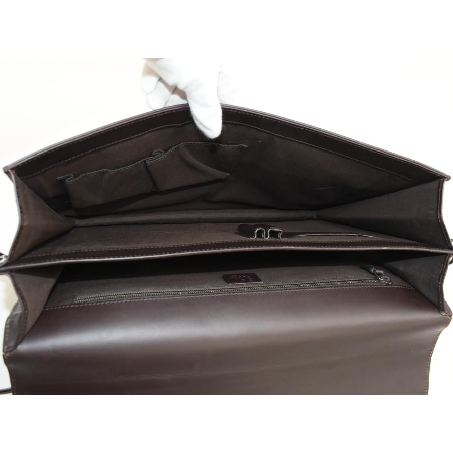 GUCCI グッチ ビジネスバッグ ショルダーバッグ レザー ブラウン