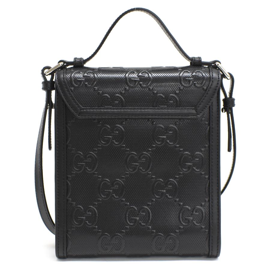 GUCCI GGエンボスメッセンジャーバッグショルダーバッグ GUCCI GGエンボスメッセンジャーバッグショルダーバッグ