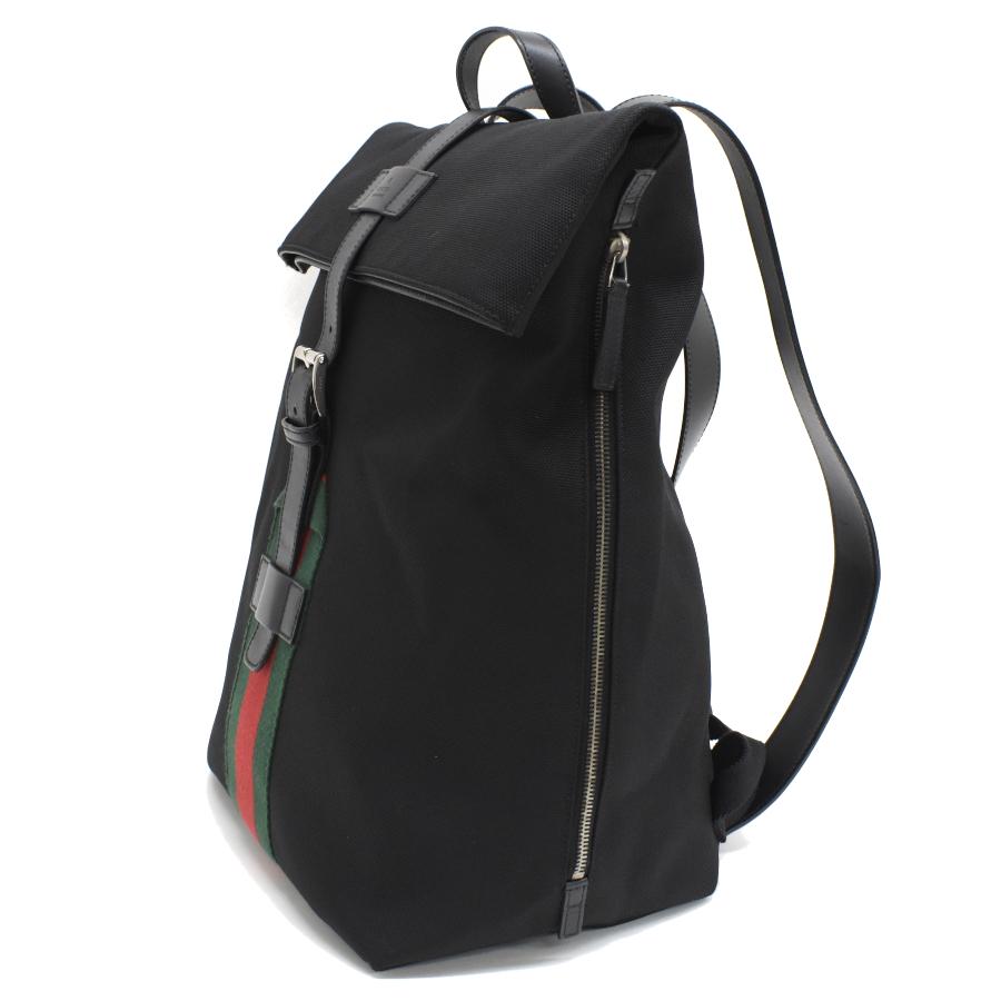 ウェビング グッチ テクノ フラップ&サイドファスナー開閉式 マルチ  