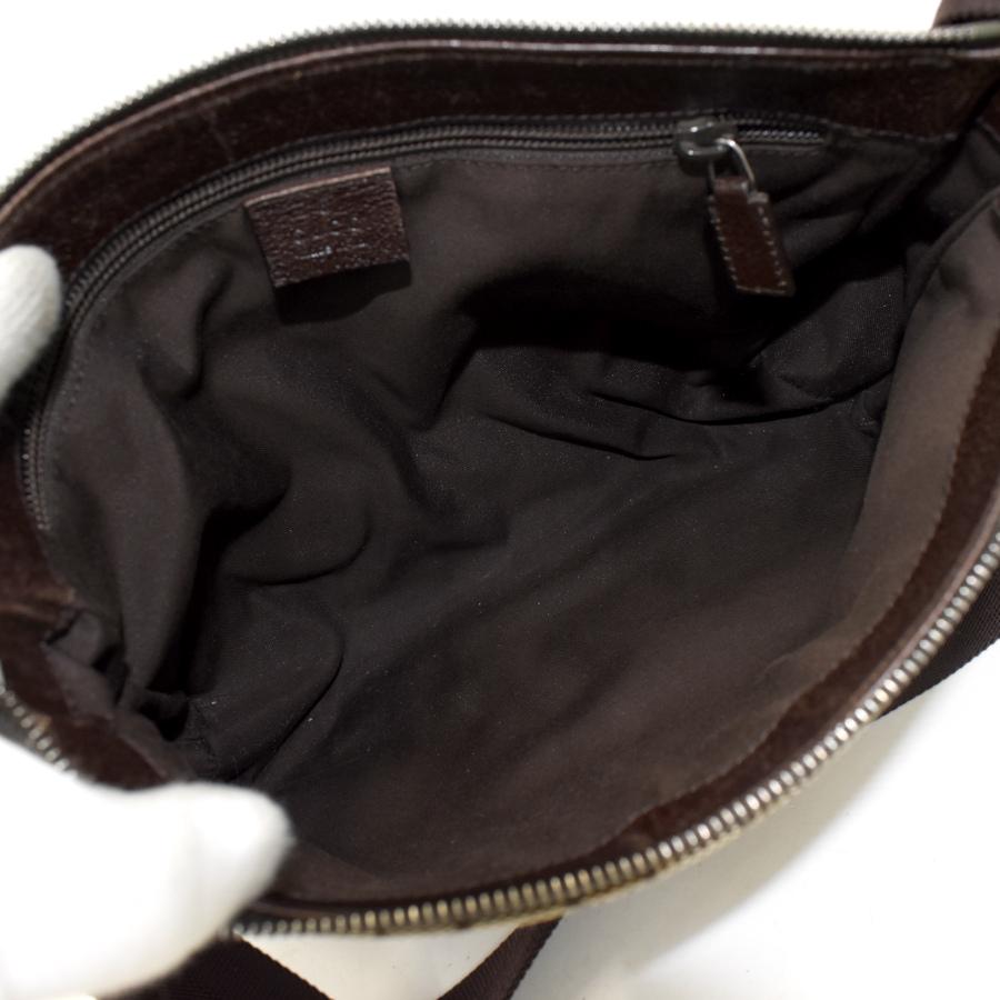 GUCCI（グッチ） ショルダーバッグ クロスボディ GGキャンバス レザー