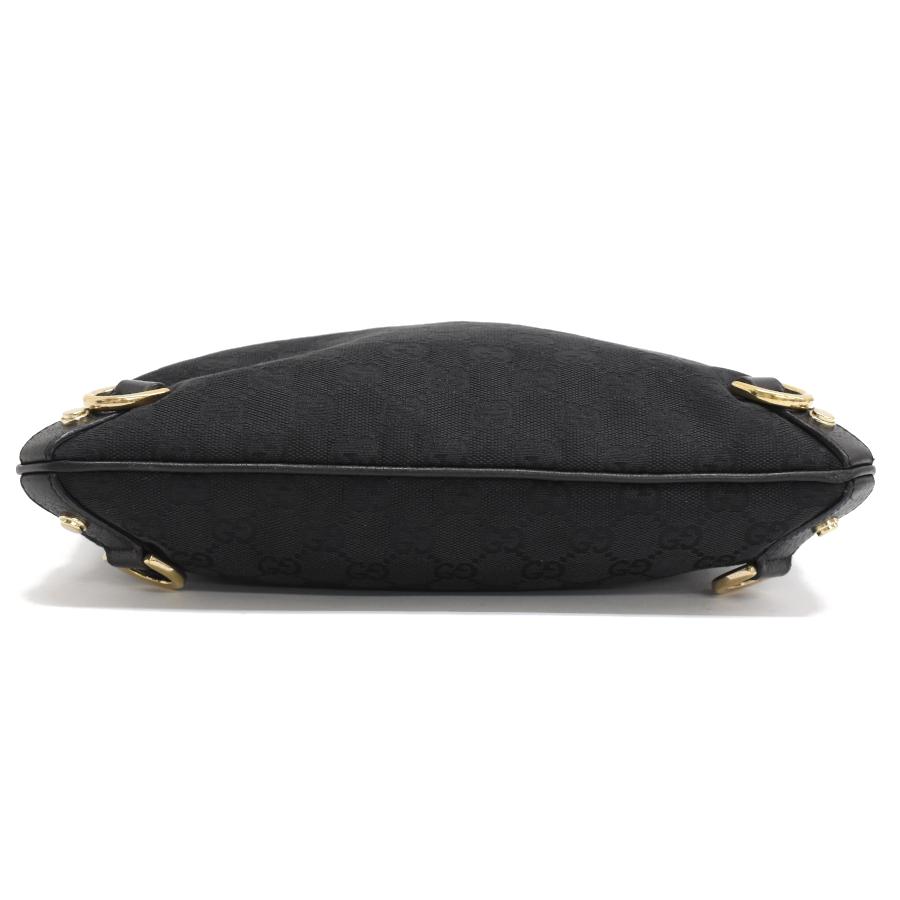 GUCCI グッチ ショルダーバッグ 131326 GGキャンバス ブラック 斜め