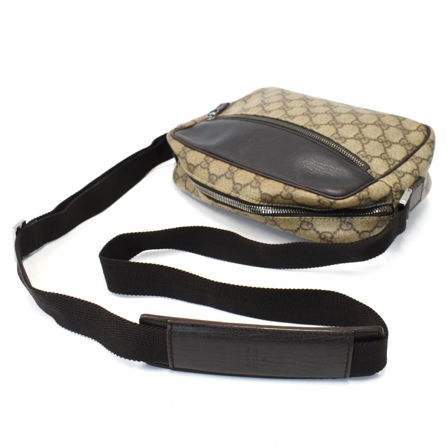 GUCCI（グッチ） ショルダーバッグ 114291 GGスプリーム PVC ベージュ