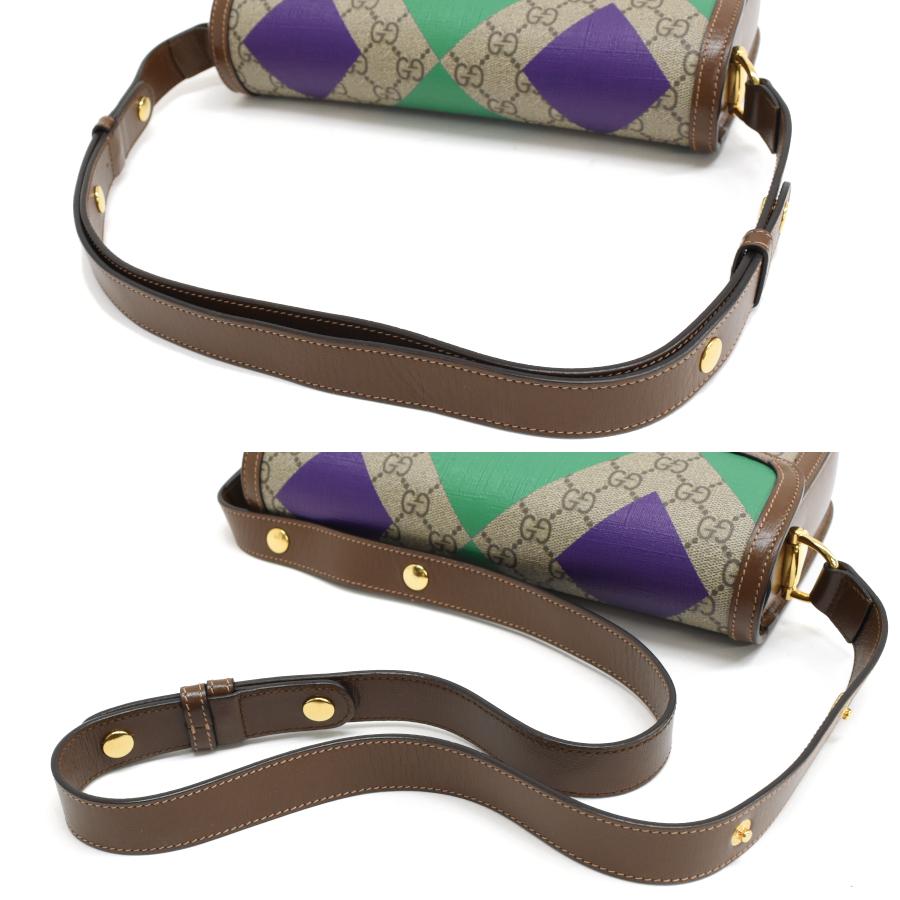 グッチ GUCCI ホースビット 1955 602204 GGスプリーム カバン 肩掛け ショルダーバッグ GGスプリームキャンバス ベージュ 新品同様 GUCCI - グッチ GUCCI ホースビット 1955 602204 GGスプリーム カバン