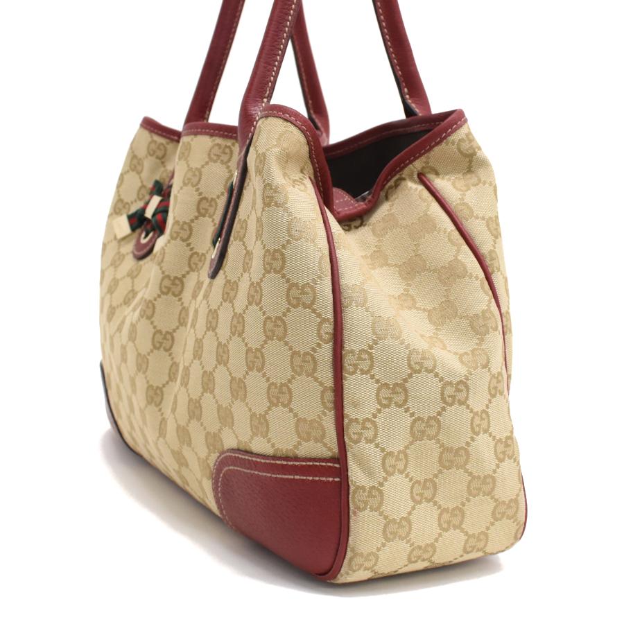 【GUCCI】ハンドバッグ　プリンシー　GGキャンバス　シェリーライン GUCCI（グッチ） シェリーライン プリンシー GGキャンバス