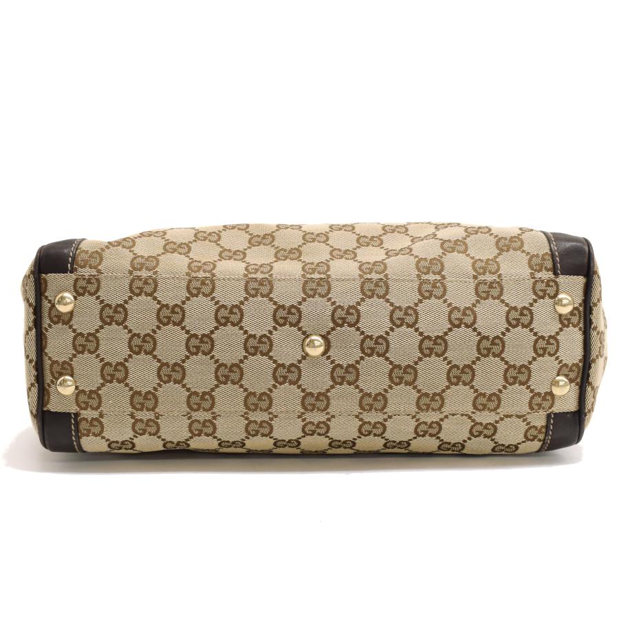GUCCI（グッチ） トートバッグ 190247 GGキャンバス ベージュ ゴールド