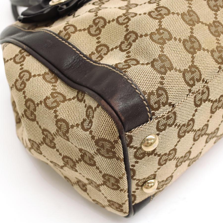 GUCCI（グッチ） トートバッグ 190247 GGキャンバス ベージュ ゴールド