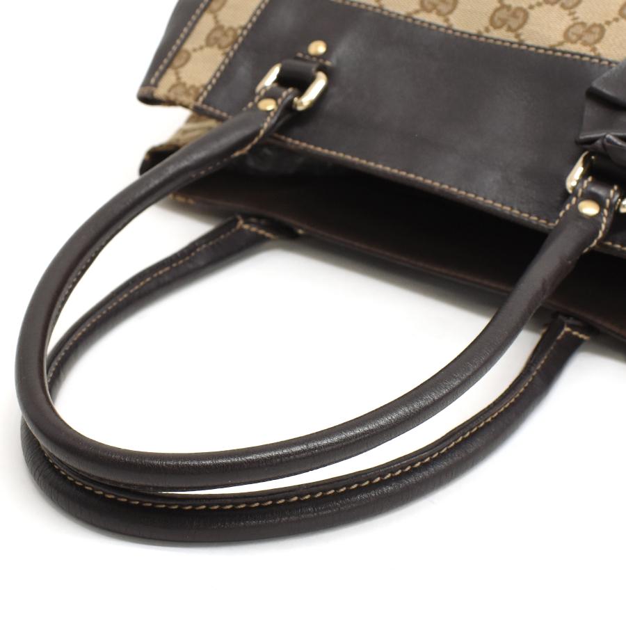 GUCCI（グッチ） トートバッグ 190247 GGキャンバス ベージュ ゴールド