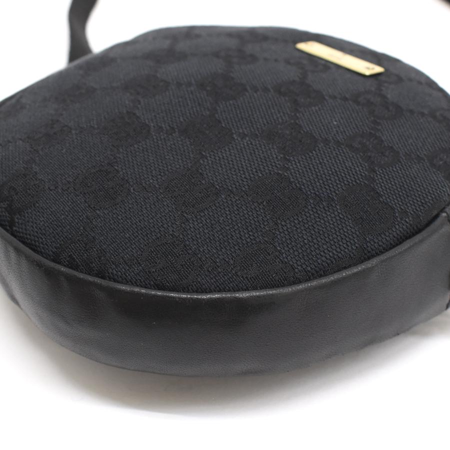 GUCCI（グッチ） ショルダーバッグ 90700 GGキャンバス ブラック