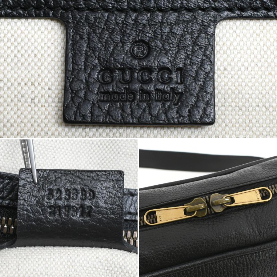 GUCCI（グッチ） 新品同様 ロゴプリント メッセンジャー ショルダー