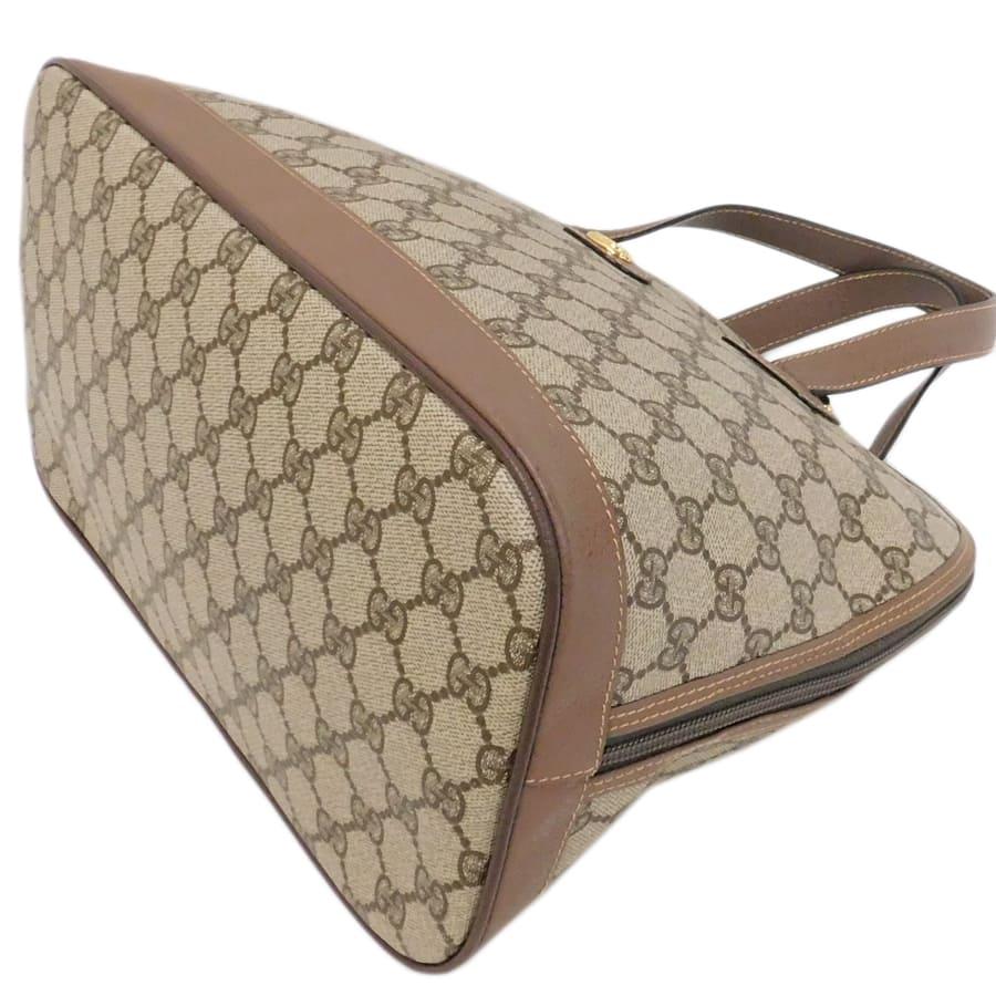 GUCCI ショルダーバッグ グッチ 2way GGスプリームレザー PVC 金 GUCCI ショルダーバッグ グッチ 2way GGスプリームレザー PVC 金