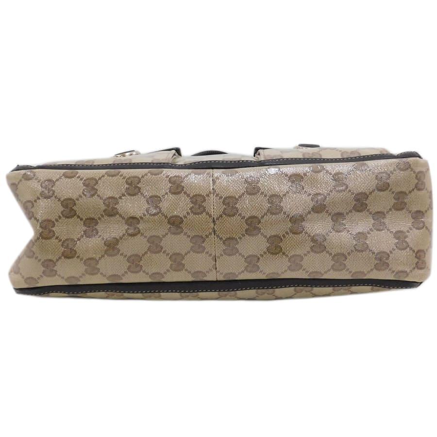 GUCCI（グッチ） 新品同様 トートバッグ ブラウン系 レザー×PVCレザー