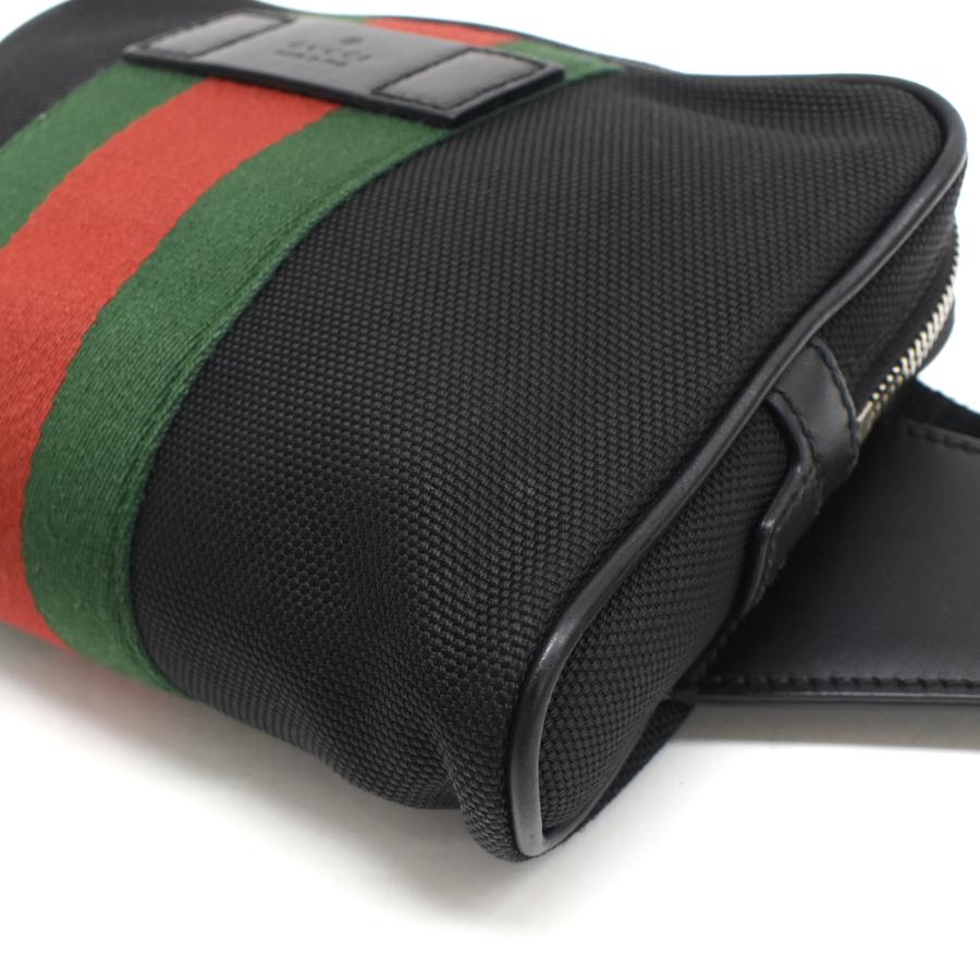 GUCCI（グッチ） ベルトバッグ ボディバッグ 630919 ブラック ウェブ