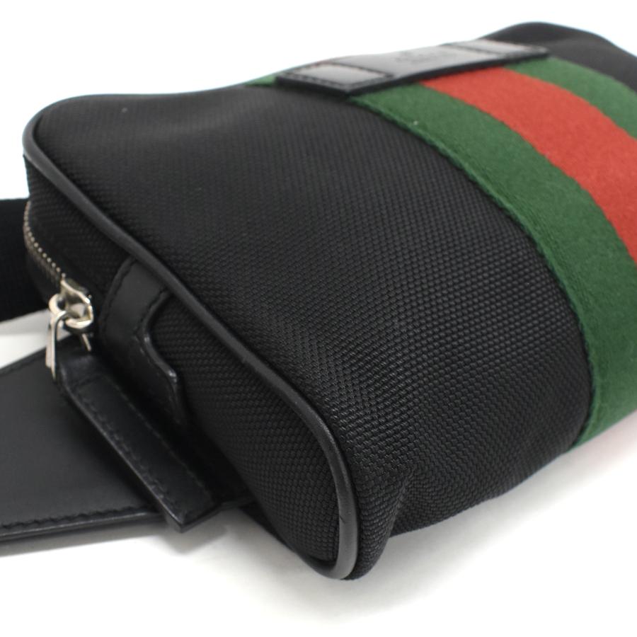 GUCCI（グッチ） ベルトバッグ ボディバッグ 630919 ブラック ウェブ