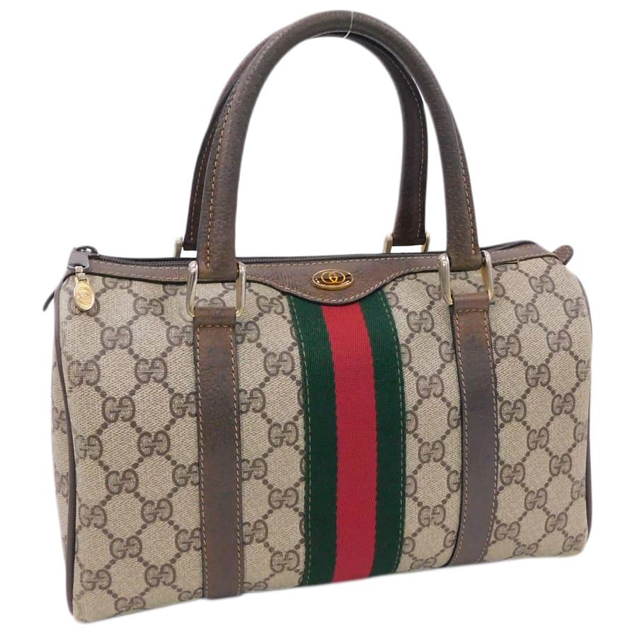 GUCCI（グッチ） ミニボストンバッグ 40・3841 ブラウン系 シェリーGG 