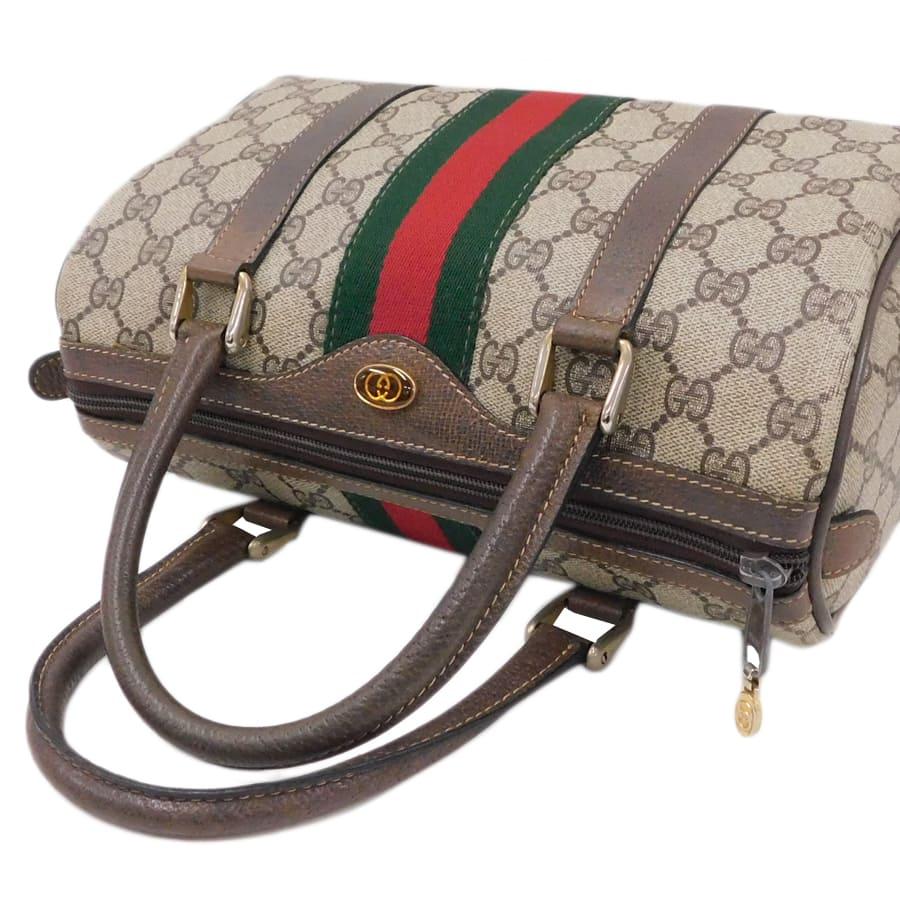 GUCCI（グッチ） ミニボストンバッグ 40・3841 ブラウン系 シェリーGG 