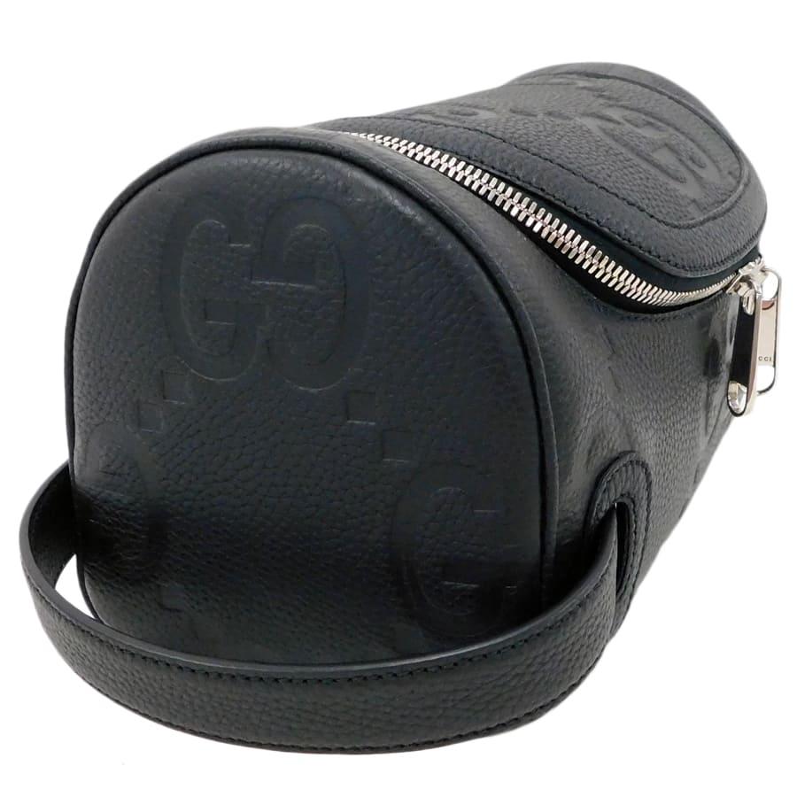 GUCCI（グッチ） 新品同様 ジャンボGG クラッチバッグ 739378 ブラック