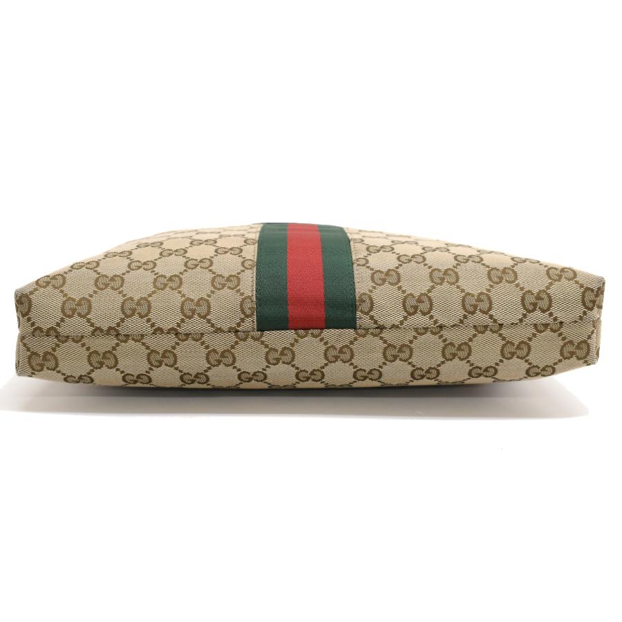 GUCCI ボディバッグ　シェリーライン　GG キャンバス　レザー　ベージュ GUCCI（グッチ） ウエストバッグ ボディバッグ 28566 シェリーライン