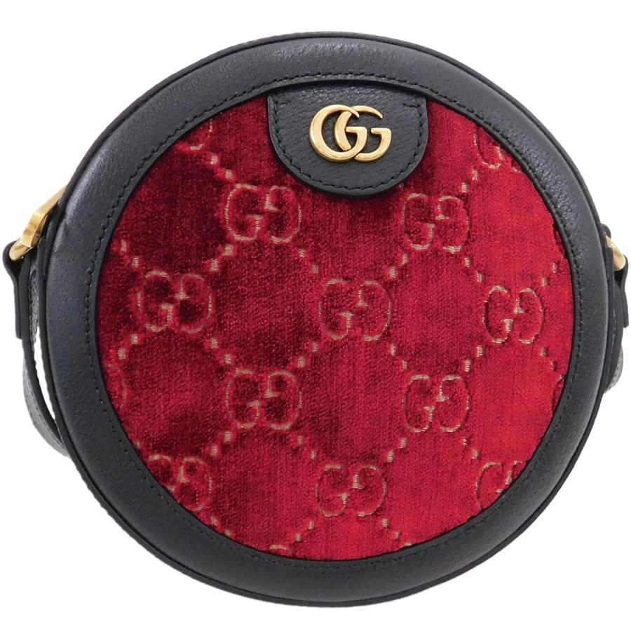 GUCCI（グッチ） 新品同様 GGベルベット ショルダーバッグ 574978