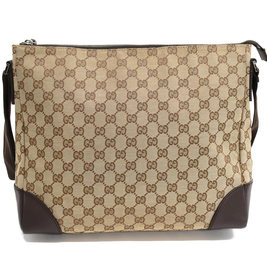 【美品】GUCCI グッチショルダーバッグ ボディバッグ GGキャンバス GGキャンバス グッチ クロスボディ ショルダーバッグ 110054