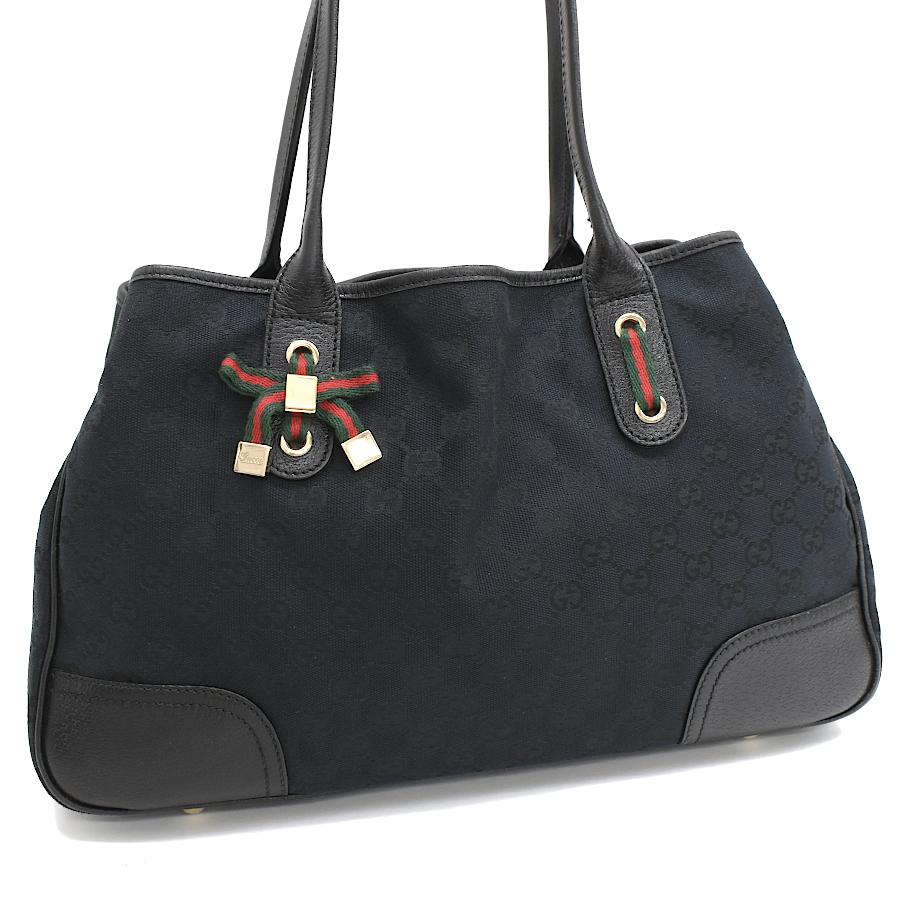 GUCCI☆プリンシー GGキャンバス シェリーライン トートバッグ リボン付き GUCCI プリンシー トートバッグ リボン シェリーライン GG柄 【公式通販】