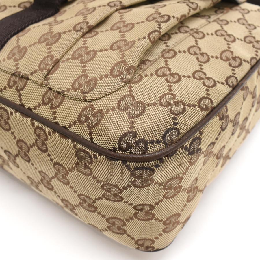 GUCCI ボディバッグ GGパターン ベージュ GGキャンバス グッチ クロスボディ ショルダーバッグ 131211