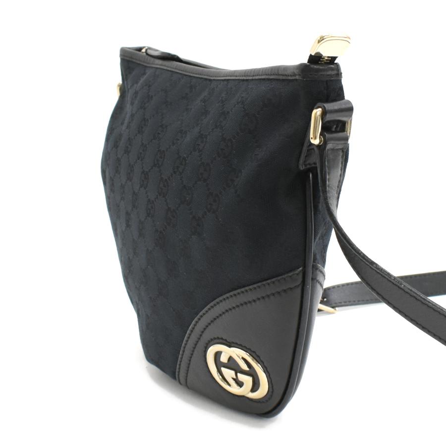 GGキャンバス グッチ ニューブリット クロスボディ ショルダーバッグ
