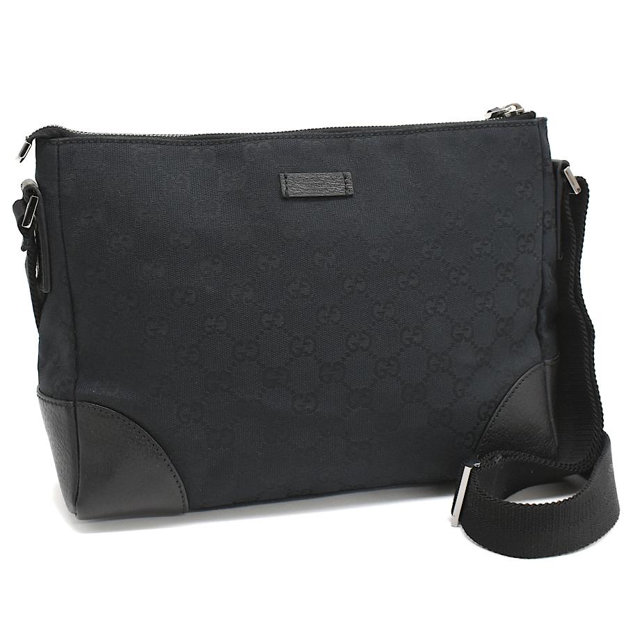 GUCCI グッチ GGキャンバス レザー ブラック ショルダーバッグ 楽天市場】【バッグ】GUCCI グッチ GGキャンバス ショルダーバッグ