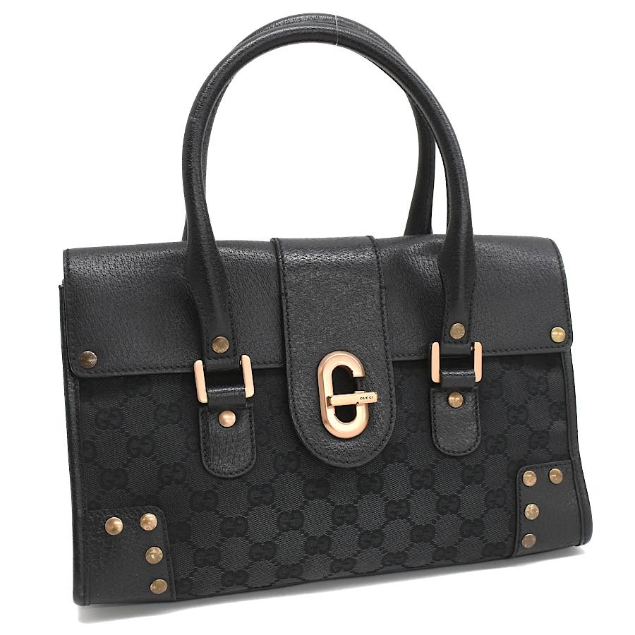GUCCI（グッチ） ハンドバッグ 124286 GGキャンバス ジャガード レザー