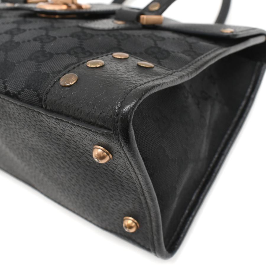 GUCCI（グッチ） ハンドバッグ 124286 GGキャンバス ジャガード レザー