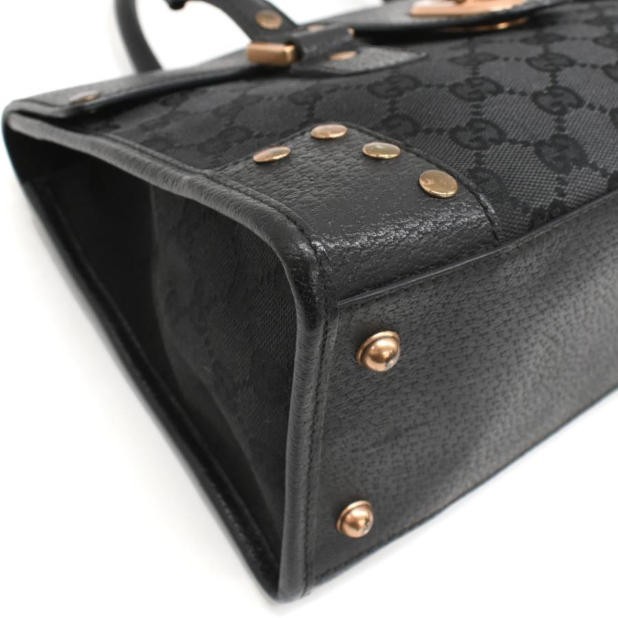 GUCCI（グッチ） ハンドバッグ 124286 GGキャンバス ジャガード レザー
