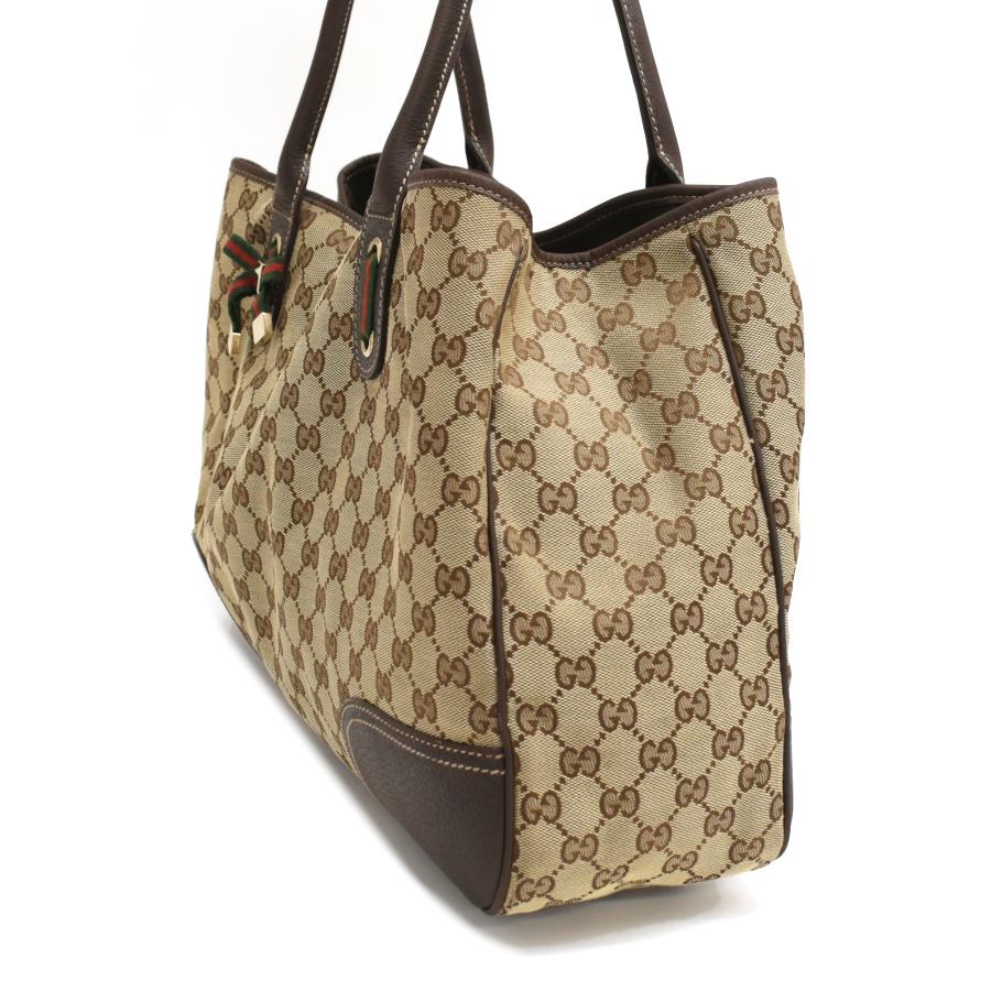 GUCCI プリンシー GGキャンバス×リボン トートバッグ GUCCI グッチ GG 