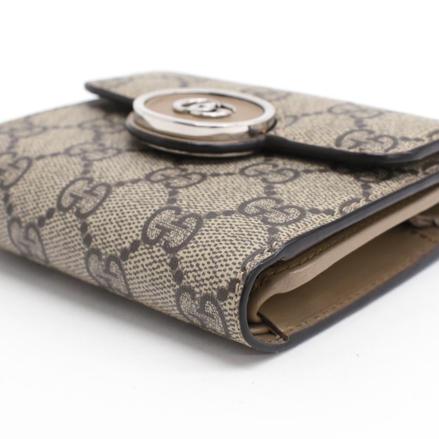 GUCCI 未使用品 グッチ ミディアム ウォレット 三つ折り財布 GUCCI 未使用品 グッチ ミディアム ウォレット 三つ折り財布