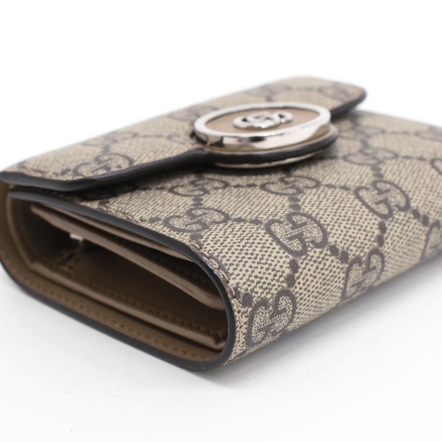 GUCCI 未使用品 グッチ ミディアム ウォレット 三つ折り財布 GUCCI 未使用品 グッチ ミディアム ウォレット 三つ折り財布