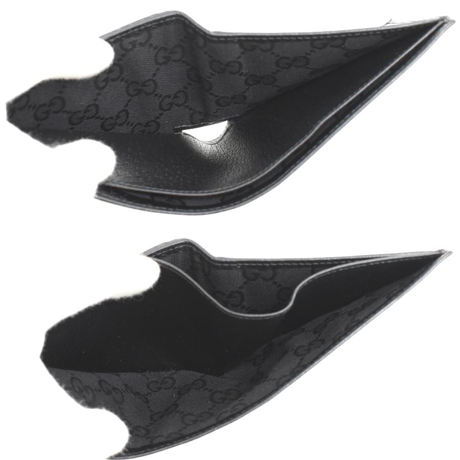 GUCCI（グッチ） 新品同様 二つ折り財布 700464 ホースビット レザー