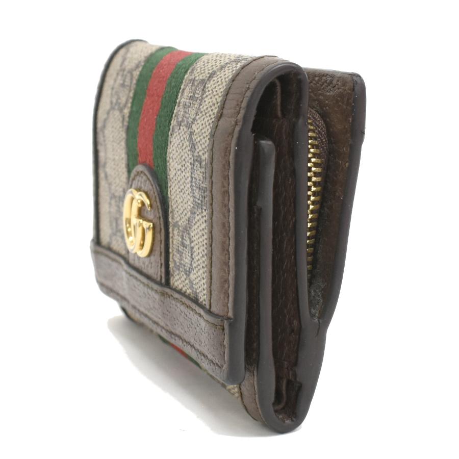 GUCCI（グッチ） 三つ折り財布 644334 オフィディア GGスプリーム