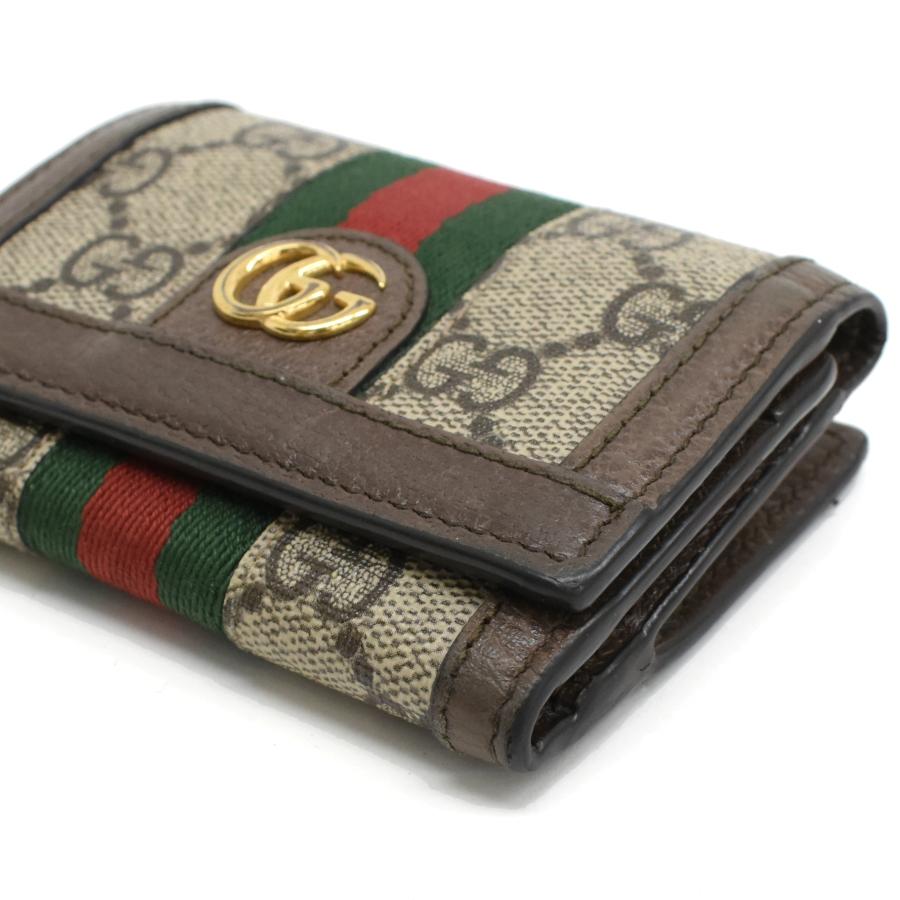GUCCI グッチ　三つ折り財布　644334 オフィディア　シェリーライン GUCCI（グッチ） 三つ折り財布 644334 オフィディア GGスプリーム
