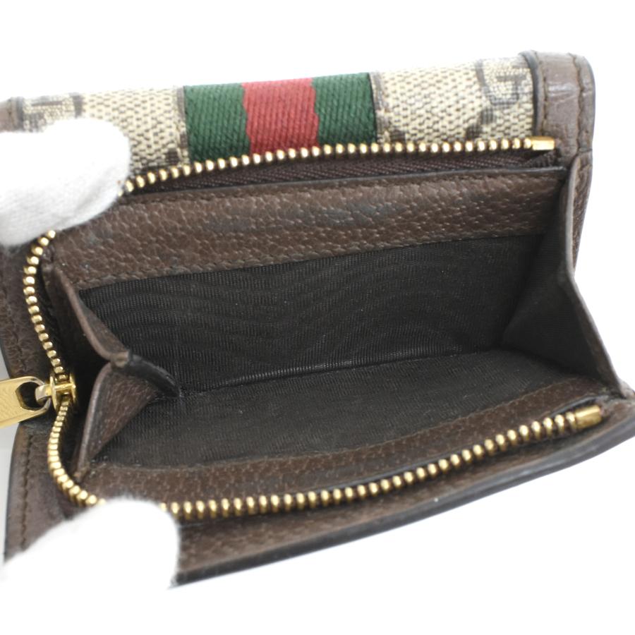 GUCCI グッチ　三つ折り財布　644334 オフィディア　シェリーライン GUCCI（グッチ） 三つ折り財布 644334 オフィディア GGスプリーム