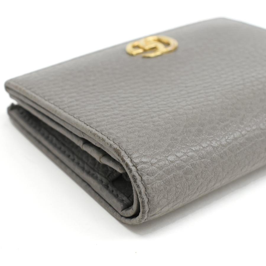 GG Marmont グッチ ダブルG ミニウォレット 二つ折り財布 456126 GG