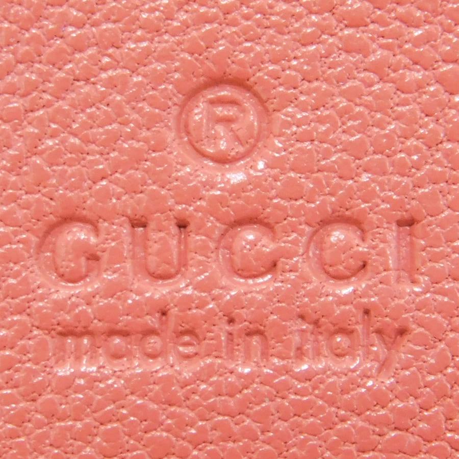 GUCCI（グッチ） コンパクト財布 760317 レッド系 レザー インター